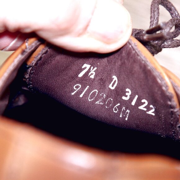 * NIB * $345 Allen Edmonds MSP Derby 7.5 D Walnut * Factory 2nds * add $15 Trees main image 5